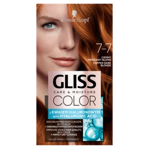 Schwarzkopf Gliss Color colore per capelli rame scuro biondo 7-7 - Foto 1 di 1