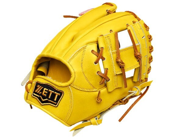 【テラバイトくん】 ZETT Pro Japan Steerhide 11.5 inch Infielder Glove - Yellow | eBay
