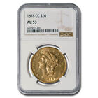 1878-CC $20 Liberty Gold Double Eagle AU-53 NGC