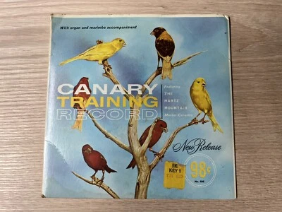 HARTZ MOUNTAIN Canary Bird Training Record 7” Vinyl (45 RPM) - Image 1 of 4