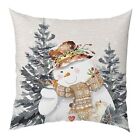 Christmas Pillow Covers Christmas Decorations Pillow Covers Snowman Wreath Pi...