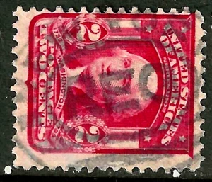 Sc #319 SOTN NEW YORK REG Cancelar 2 Centavos Oficina Washington EE. UU. 68E45 - Imagen 1 de 2