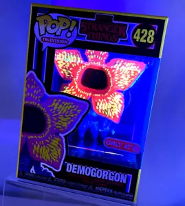 Exclusive Stranger Things Open-Face Demogorgon Blacklight Funko Pop! Figure #42 - Picture 1 of 9