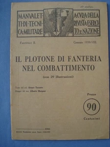 Esercito Manualetti Tecnica Militare Il Plotone Di Fanteria Nel Combattimento - Imagen 1 de 1