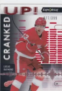 2022/23 SYNERGY..LUCAS RAYMOND..CRANKED UP..RED../399..# CU-LR..RED WINGS - Picture 1 of 1