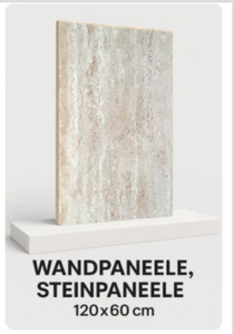 Wandpaneele, Steinpaneele 120*60 cm Fliesenaufkleber, Wanddeko, Küchenrückwand - Bild 1 von 7