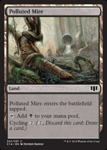 x4 Polluted Mire MTG Commander 2014 C M/NM, English - Image 1 of 1
