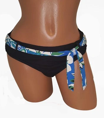 JAG NEW Black Women's Size L Large 12 14 Swimsuit Bikini Bottom $49 3401-L - Image 1 of 2