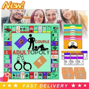 Couple Adult Opoly Board Game, Monopoly Cards Date Night Creative Conversations - Picture 1 of 11