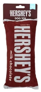 Hershey Chocolate Bar Plush Squeaky Dog Toy - Picture 1 of 1