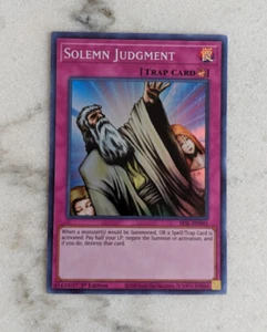 Yugioh Solemn Judgment SESL-EN045 Super Rare 1st Ed NM - Picture 1 of 2