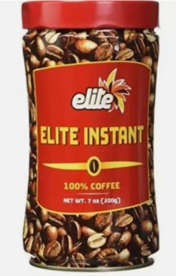 Растворимый кофе Elite, 7 унций | вкусный, насыщенный и ароматный, кофе премиум-качества - Изображение 1 из 3