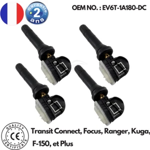4 Capteurs de Pression des Pneus TPMS Pour Ford Transit Focus EV6T-1A180-DC - Photo 1 sur 6