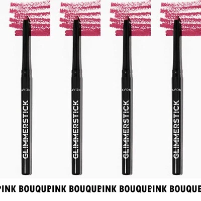 NEW Avon Glimmersticks Retractable Lip Liner  / PINK BOUQUET / SET OF 4 - Image 1 of 4