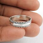 Band Ring Size L 1/2 925 Solid Sterling Silver Handmade Indian Jewelry H15