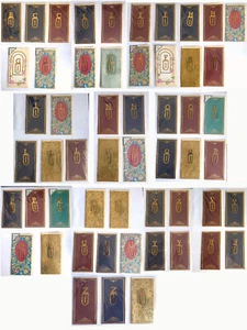 MARCADOR DE METAL DORADO LATÓN MACIZO A-Z iniciales nombres apellido letra alfabeto regalo - Imagen 1 de 79