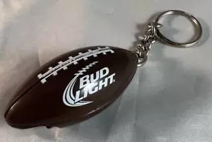 BUD LIGHT FOOTBALL Apribottiglie Birra Portachiavi Vintage NUOVO - Foto 1 di 6
