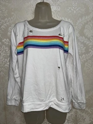 Chaser 100% 棉仿旧套衫长袖运动衫 M 码 — 第 1/4 张图片