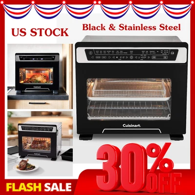 Horno Freidora de Aire Digital Extra Grande 15 en 1 Cuisinart TOA-112 9x13 Sartén Multi Cocina Foto 1 de 4