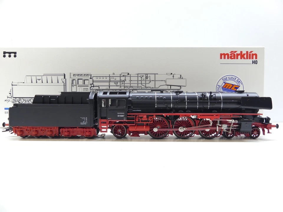 Märklin H0 33102 Dampflok BR01 1087 -DIGITAL- AC, Licht, NEM, NEU in OVP #62787 - Bild 1 von 4