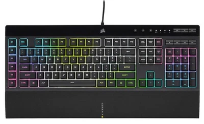 Corsair K55 RGB PRO XT - CH-9226715 Dynamic Per-Key Backlighting Gaming Keyboard - Image 1 of 4