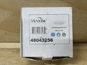 Maxim Lighting Diverse Direct LED 1-Light 6.25" Flush Mount 3000K in White - 57 - Picture 1 of 2