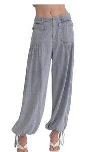 👖 Pantalones globo de mezclilla Entro Light - Talla grande - Nuevos con etiquetas - Imagen 1 de 8