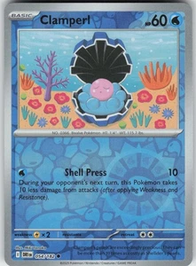 PO-01 Reverse Holo Clamperl 054/182 Common SV10: Destined Rivals - Picture 1 of 1