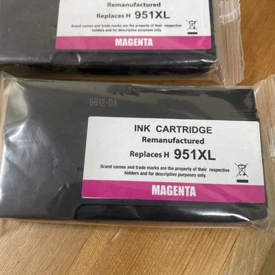 3 Magenta Ink Cartridge For HP Officejet Pro 251dw 276dw 8100e 8600 eAiO 951XL - Image 1 of 4