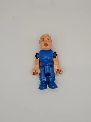 Vintage Fisher Price Construx Construction Worker Man Figure No Helmet - Image 1 of 2