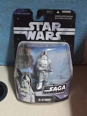 NIB 2006 AT-AT DRIVER ACTION FIGURE STAR WARS SAGA COLLECTION 3.75" #009 MOC! - Image 1 of 3