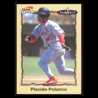 Tarjeta de béisbol Plácido Polanco #87 1998 Team Best Memphis Redbirds MLB casi nueva Foto 1 de 3