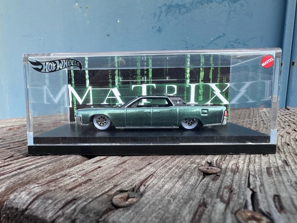 FEITO SOB MEDIDA Mattel Hot Wheels The Matrix 1964 Lincoln Continental Real Riders - Imagem 1 de 4