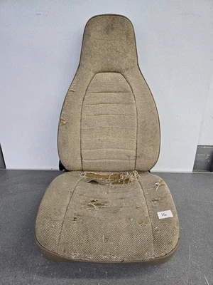 NICE USED ORIGINAL RECARO PORSCHE 911 912E TAN TWEED PASSENGER BUCKET SEAT #16 — 第 1/4 张图片