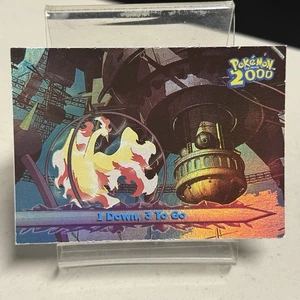 TOPPS Pokemon the Movie 2000 #16 - 1 Down, 3 To Go (Rainbow Holo) - Picture 1 of 4