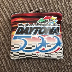 NASCAR Daytona 500 Feb 18. 2001 Vinyl Seat Cushion 13"x 11" - Picture 1 of 7
