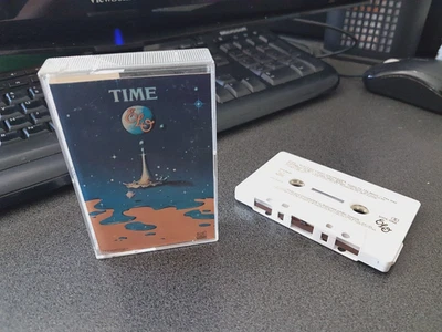 TIME ELECTRIC LIGHT ORCHESTRA CASSETTE TAPE AUSTRALIA PAPER LABELS - Image 1 of 2