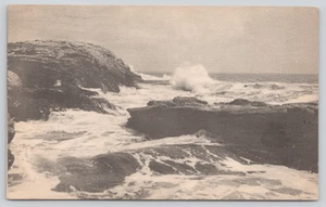 Postal Ball Surf Rough Surfs Breaking on Rocky Beachy Oceanography - Imagen 1 de 2