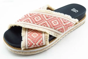 BP. Sandalias sintéticas para mujer talla 6 M rosa - Imagen 1 de 7