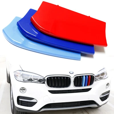///M-Colored Grille Insert Trims For 2017-18 BMW F16 X6 w/ 7-Beam Standard Grill - Image 1 of 4