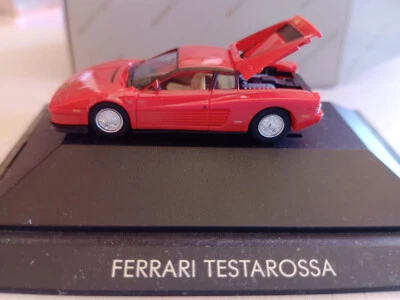 HERPA scala 1,87 3 Pezzi TESTAROSSA FERRARI F40 CAMION MAN TRASPORTO MACCHINA - Immagine 1 di 4