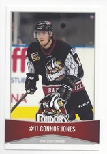 2014-15 Bakersfield Condors (ECHL) Connor Jones postcard 