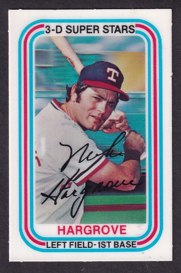  1976 KELLOGG'S MIKE HARGROVE CARD NO:51 MINT CONDITION - Image 1 of 1