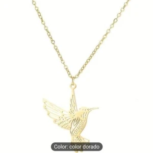 1 Piece Bird Necklace New Stainless Steel Simple Popular Small Animal All Access - Picture 1 of 3