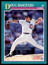 1991 SCORE DOUG DASCENZO CHICAGO CUBS #209