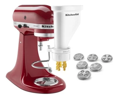KitchenAid Gourmet Pasta Press Attachment (Bucatini, Rigatoni, Spaghetti, Fus... - Image 1 of 4