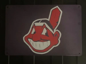 Indian Baseball Metal sign garage man cave workshop Funny major league movie - Picture 1 of 1