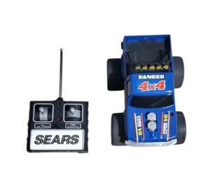 Vintage Sears 4x4 Ford Ranger RC Blue Truck  - Picture 1 of 9