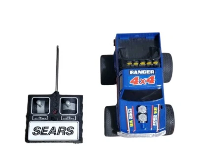 Vintage Sears 4x4 Ford Ranger RC Blue Truck  - Image 1 of 4