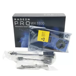 AMD WX3100 AMD Radeon Pro WX 3100 WX3100 4GB GDDR5 Graphics Card - Picture 1 of 5